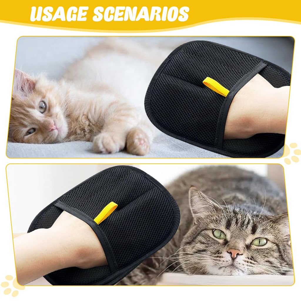 Static-Lift Pet Hair Removal Mitt