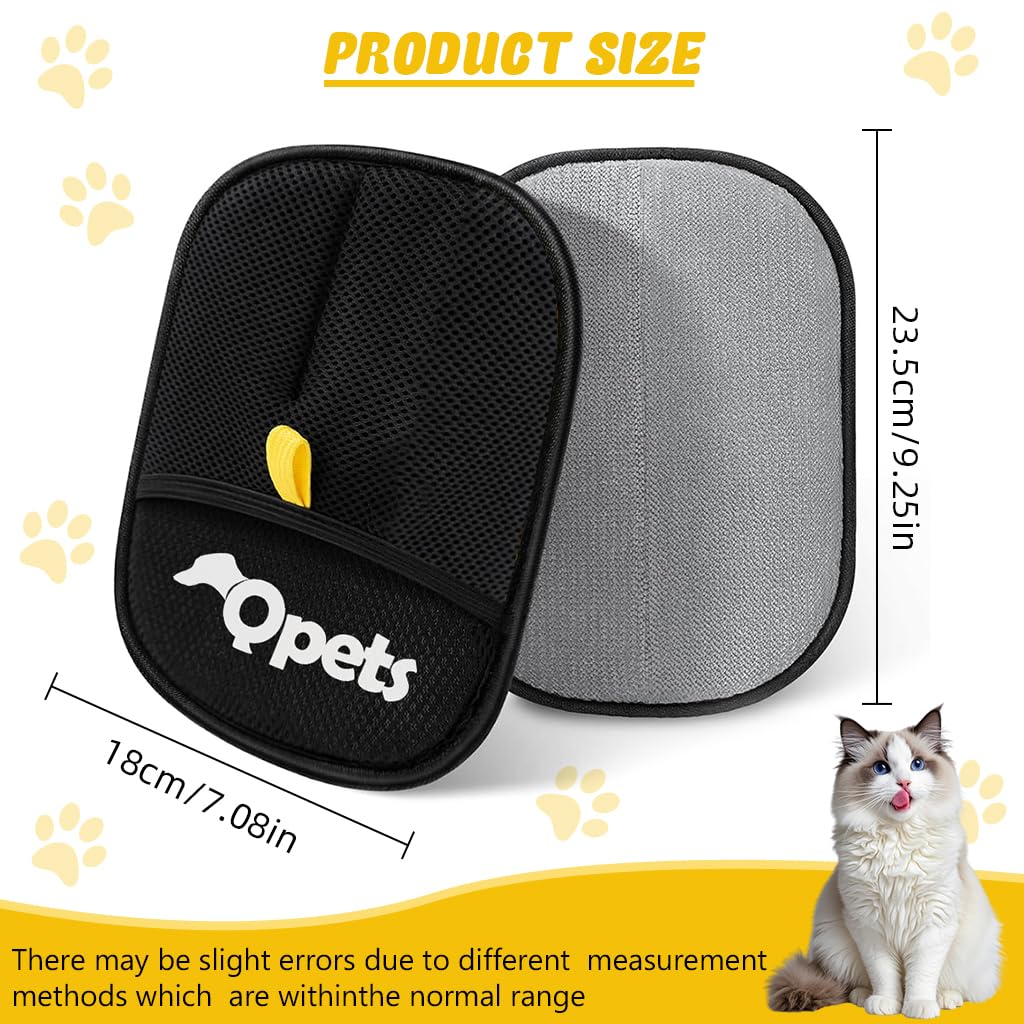 Static-Lift Pet Hair Removal Mitt